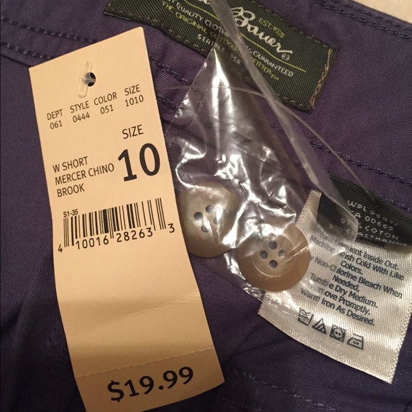 Eddie Bauer shorts NEW with tags - Picture 3 of 3
